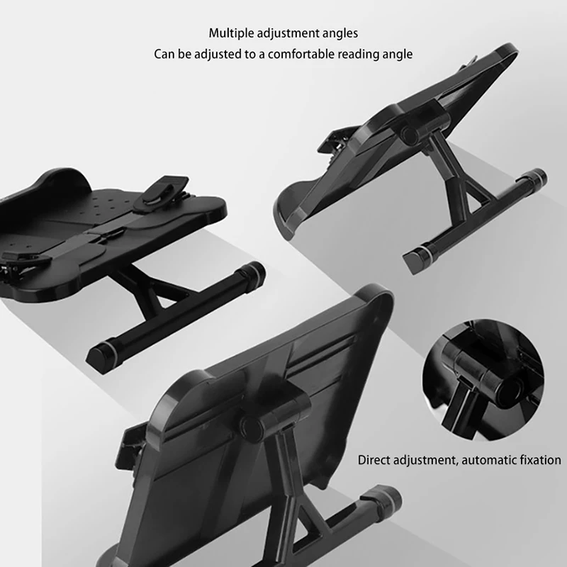 Imagem -04 - Multifuncional Ajustável Leitura Titular do Livro Estante do Telefone Móvel Tablet Book Stand Titular Portátil Dobrável Bookends