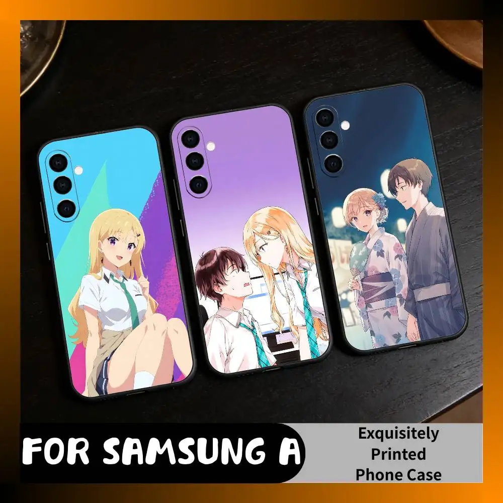 

Yuuta Days with My S-Step-sister Saki Phone Case For Samsung Galaxy A73,A72,A71,A70,A52,A51 Others Soft Black Cover