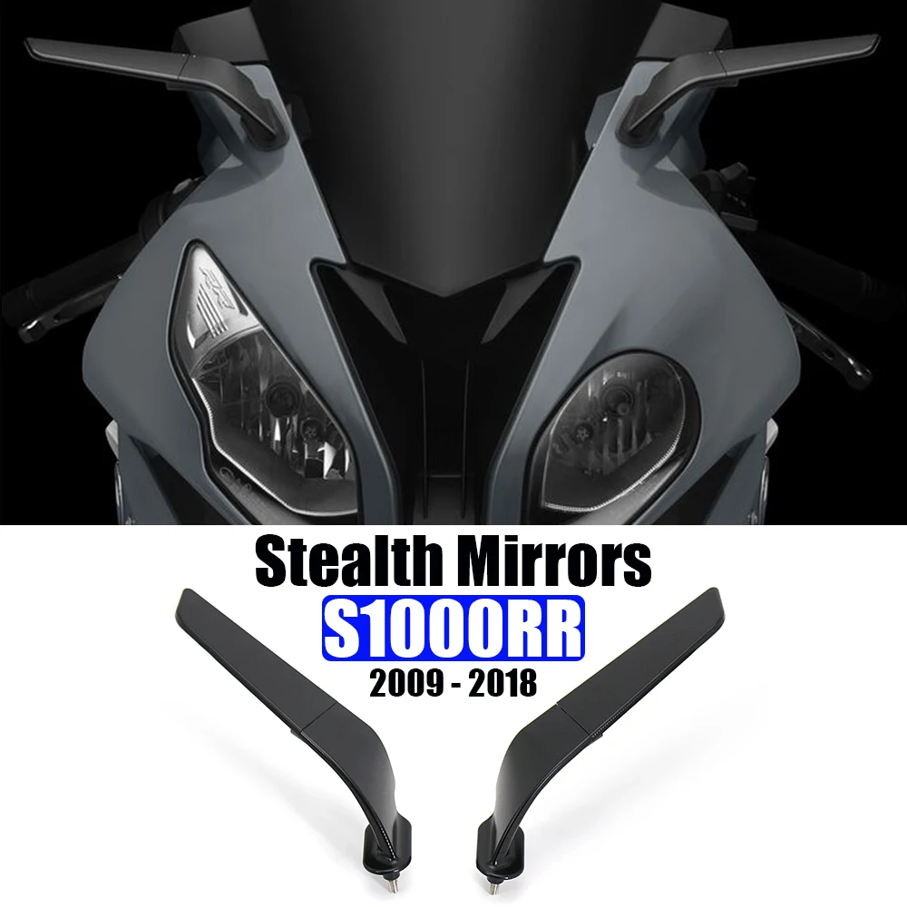 

S1000RR Rotating Rearview Naked Mirror For BMW S1000 RR S 1000RR 2009-2018 Accessories Stealth Mirror Adjustable Winglet Mirrors