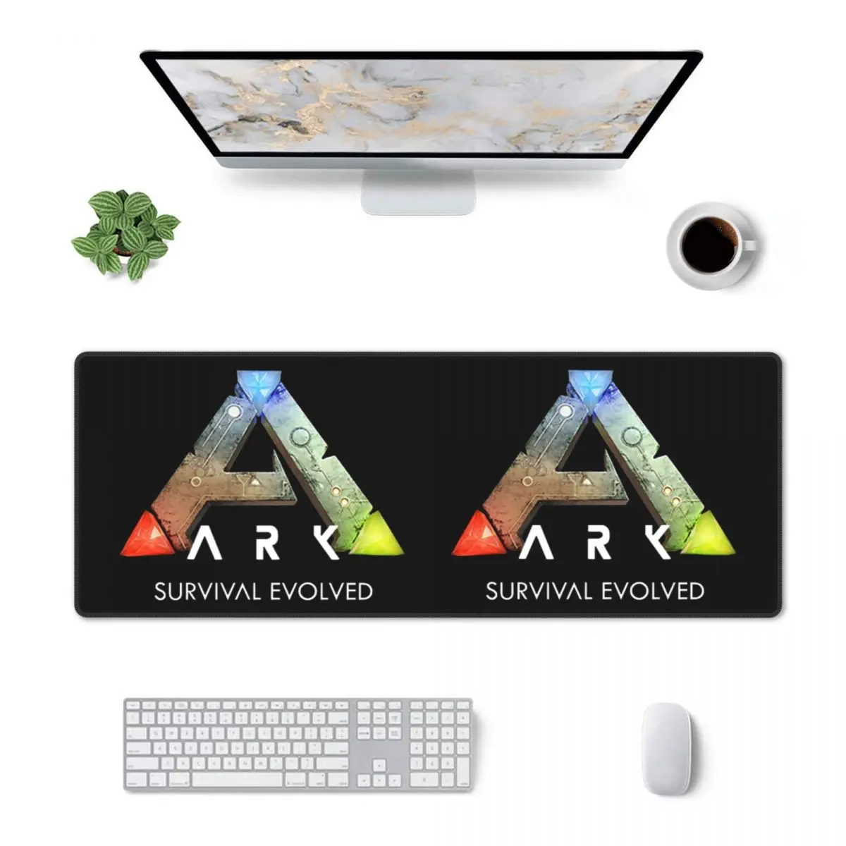 Large Mouse Pad Ark Survival Evolved Black Gamer PC Laptop Mats Keyboard Carpet Computer Gaming Office Accessories Desk Mat