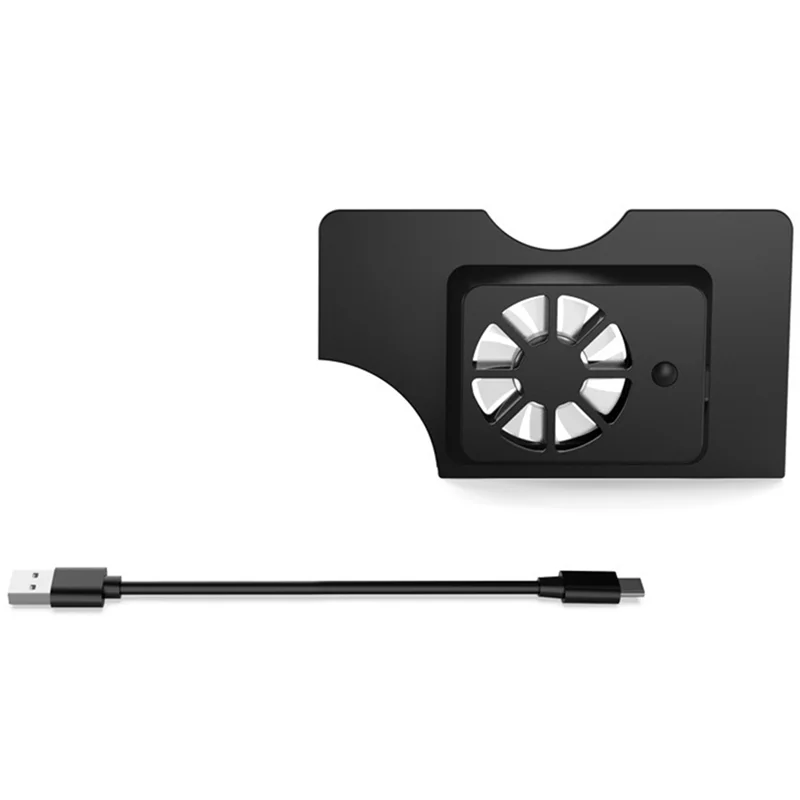 Per Nintendo Switch OLED ventola di raffreddamento esterna ventola di raffreddamento Host Stand ventola di raffreddamento per Switch OLED Docking Station Parts Black