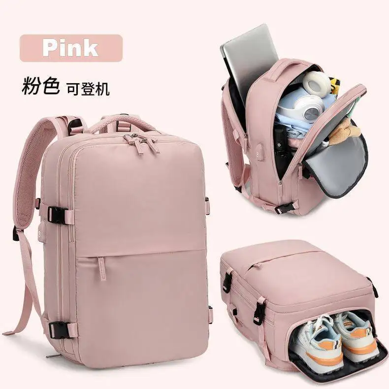 Large Capacity Backpack Stock Women Multifunctional Sports Backpack Travel Backpack Large Capacity Color Insulated Cabin Bag view 2