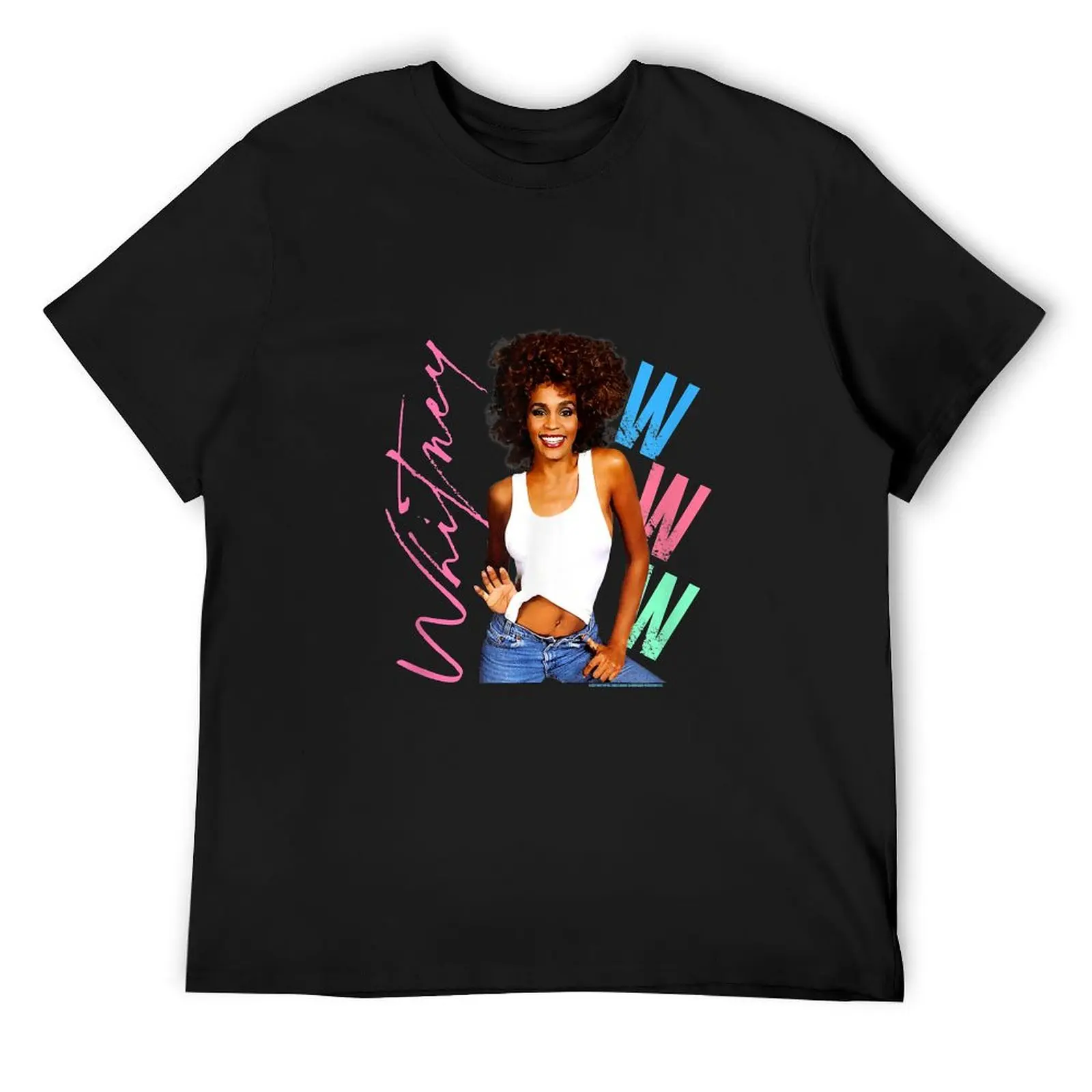

Whitney Houston I Wanna Dance With Somebody T-Shirt graphic tee shirt valentines clothes men clothings
