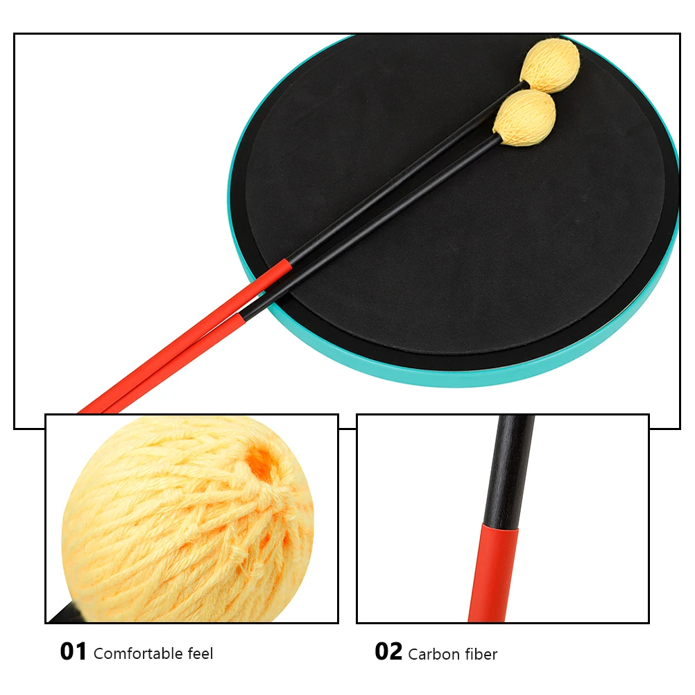 

2Pcs Marimba Sticks Carbon Fiber Professional Mallets for Xylophone Percussion Mallet Stick Accessory Xylophone Mallets