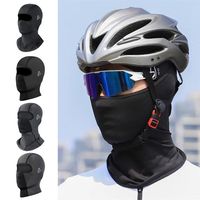 Men Women Caps Cycling Balaclava Full Face Ski Cover Bicycle Hat Windproof Breathable Anti-UV Motocross Motorcycle Helmet Liner