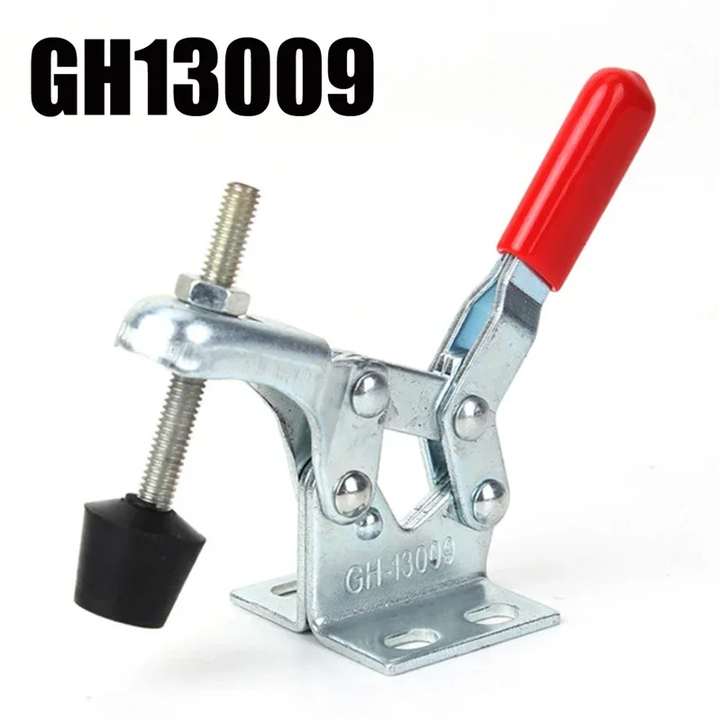 1/2/3/4pcs Fast GH13009 30kg 66.1lbs U Metal Clip Toggle Clamp Rod Vertical Arm Welding Machine Operation Electronic Equipment