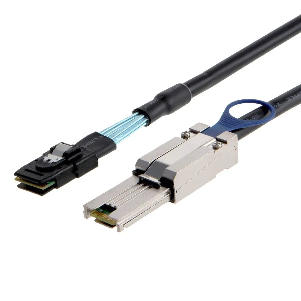 External Mini SAS 26pin (SFF-8088) Male to Internal Mini SAS 36pin (SFF-8087) Male Cable 0.5M 1M