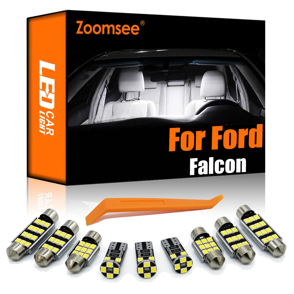 Zoomsee Interior LED Light Kit For Ford Falcon FG G6E FGX AU BA BF XR6 XR8 2000-2011 2012 2013 2014 2015 2016 Canbus Car Bulb