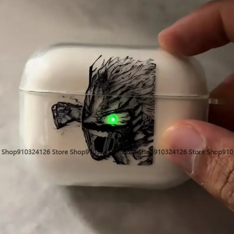 اليابان أنيمي واحد لكمة M-Man غارو شفافة حقيبة سماعة الاذن ل Airpods Pro3 2025 لينة واضحة غطاء ل Airpods 4 للصدمات