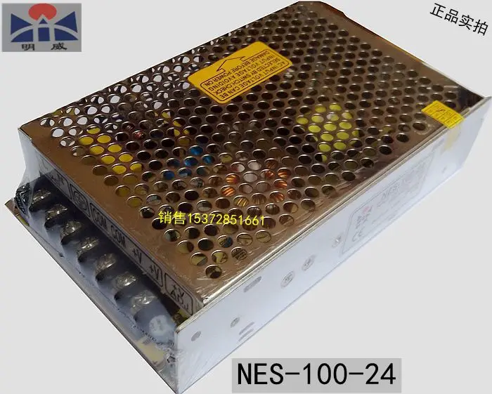 

NES-100-24 Industrial 24V Power Supply 4.5A100W DC Monitoring PLC Lighting High-power