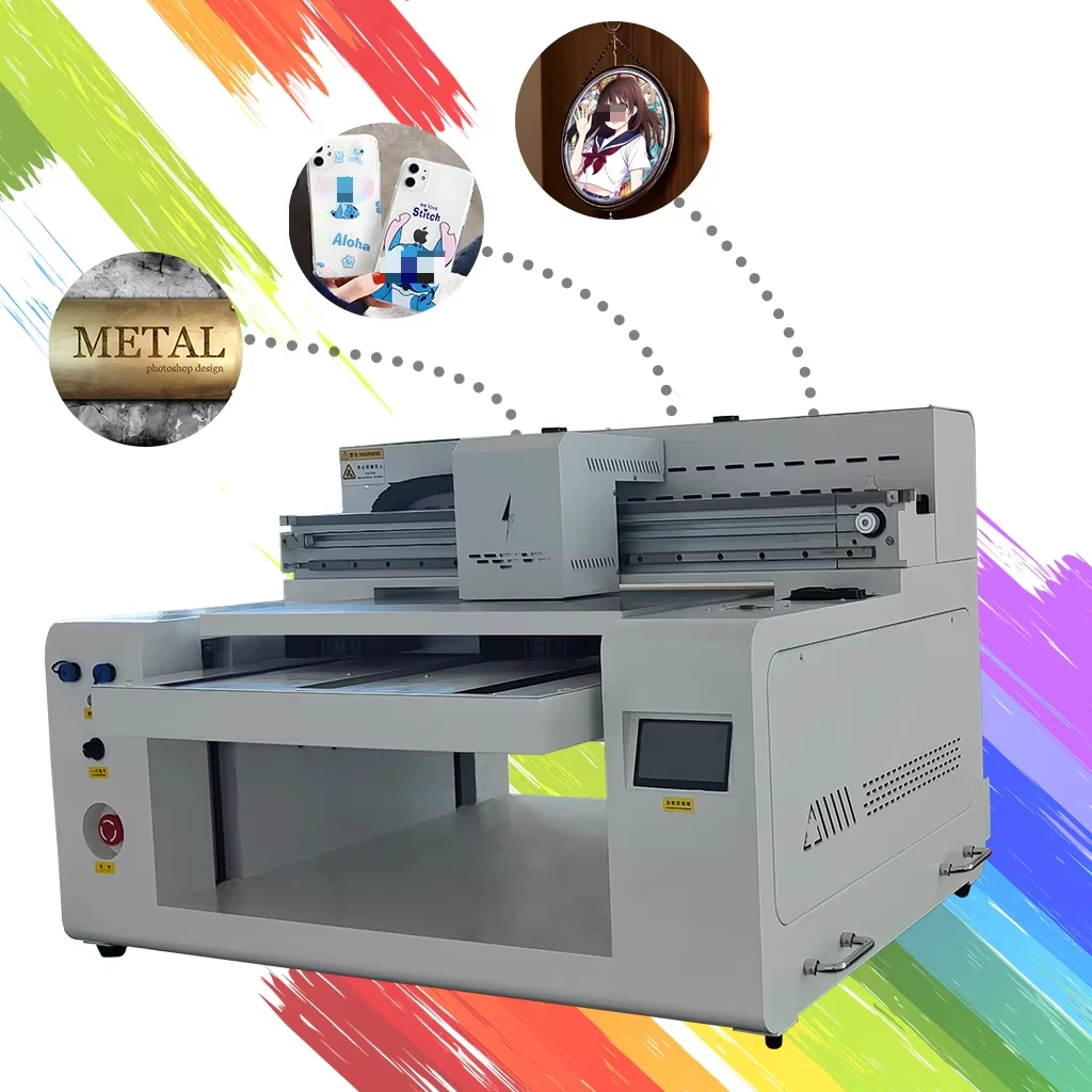 

UV Flatbed Printer Embossed Printing Machine for Glass Metal Leather Printer Machine Tx800 Print Head