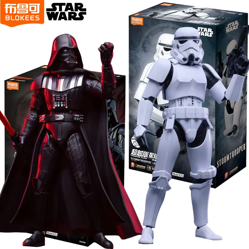 Blokees حرب النجوم دارث فيدر أنكين سكاي ووكر الجيش الإمبراطوري الإمبراطوري Stormtrooper ما وراء النسخة عمل الشكل أنيمي اللعب الهدايا