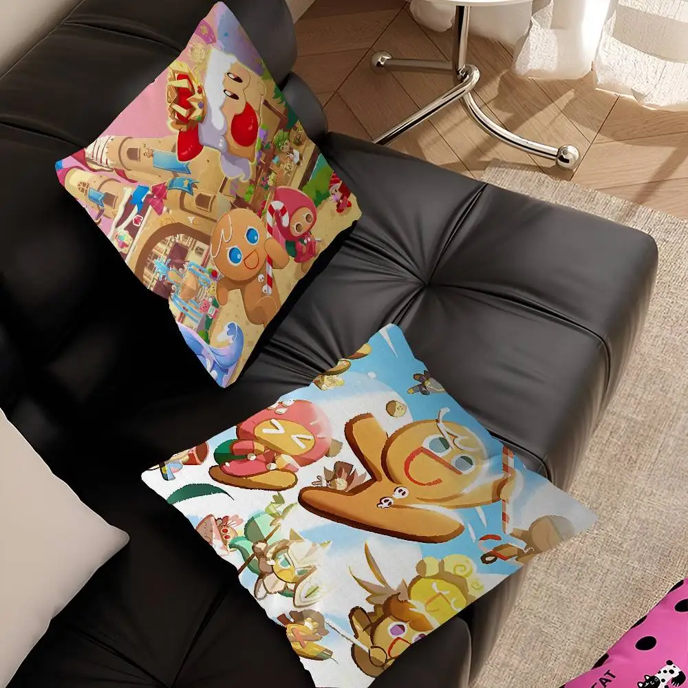 Game C-Cookie R-Run K-Kingdom Personalized Pillow Dust Cover Bedroom Kids Party Decoration Pillowcase Birthday Children Gift
