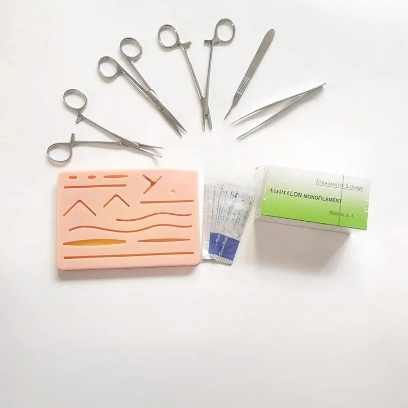 Medical Suture Practice Mat Surgical Trainer Suturas Quirurgica Suture Material