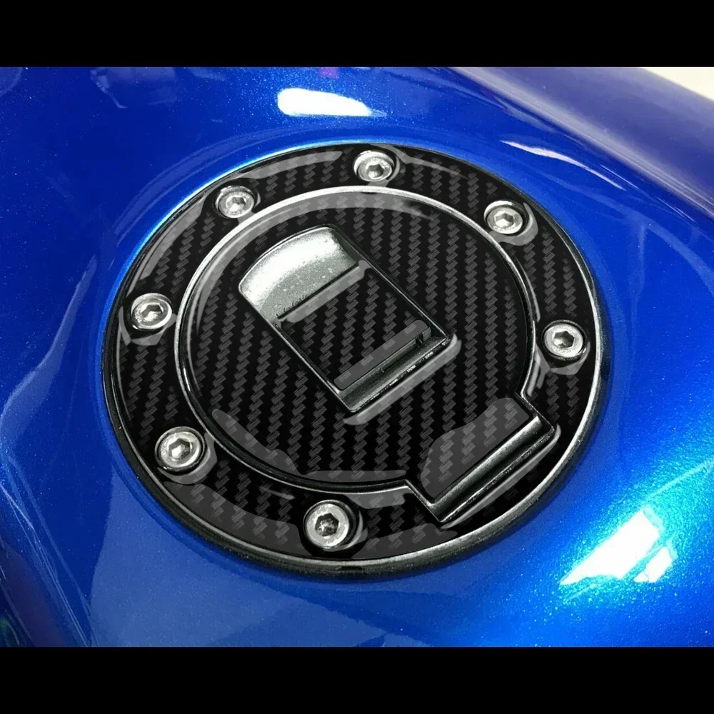 Motorcycle Fuel Tank Pad Gas Oil Cap Protector Cover Sticker Fit for Yamaha Models YZF R1 R6 R7 MT07 MT09 MT10 FZ1 FZ6 1992-2024 view 2