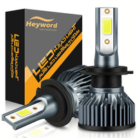 2pcs LED Car Lights 9005/HB3 9006/HB4 9012/HIR2 H11 H7 H4 H3 H1 High/Low Beam, 12V 6000K White 110W 20000LM 80000hrs Lifespan