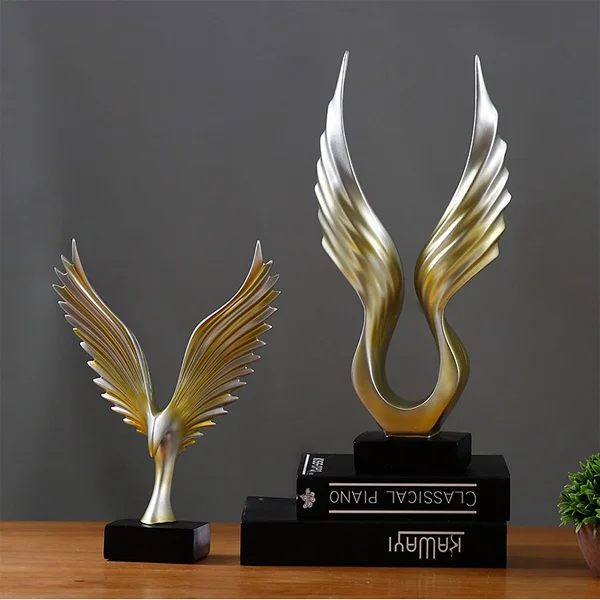 

Creative Classic Simple Resin Angel Wing Wine Cabinet Decoration Gift Crafts Home Living Room Decoration Decoration