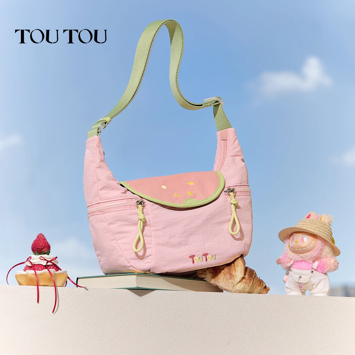 

TOUTOU нагрудная сумка для девочек, уличная легкая сумка через плечо, оригинальная повседневная сумка для езды на велосипеде, рождественский подарок на день учителя