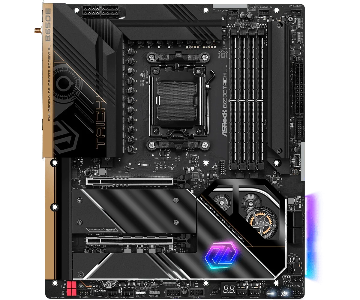 Brand New Asrock B650E TAICHI Motherboard Support 7000 Series Processors