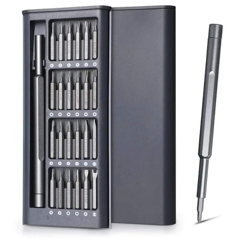 

25 in 1 Precision Screwdriver Set Magnetic Mini Tool Kit for Electronics PC Phone Repair Dismountable Screw Driver Bits