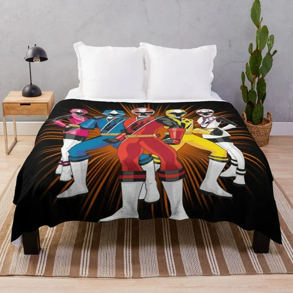 Ninja Ranger Throw Blanket Designers for sofa Hair Blankets