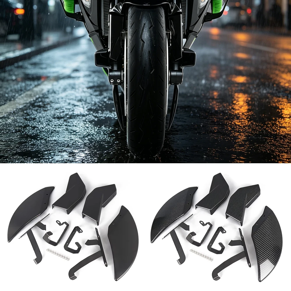 

Brake Disk Cooler Air Cooling Duct Side Cover For KAWASAKI NINJA 636 ZX6R ZX-6R 2024 2025 2026 Motorcycle Brake Caliper Radiator