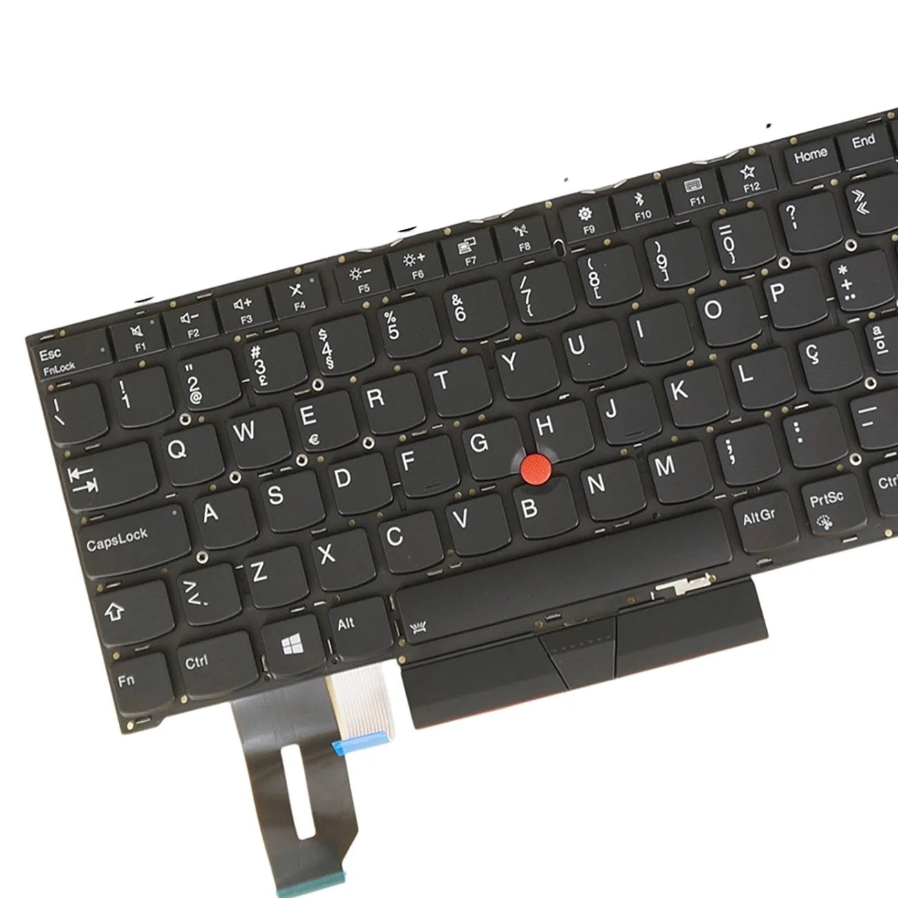 Portugal Portuguese Keyboard for Lenovo Thinkpad X1 Extreme Gen 1 2018 (20MF 20MG), X1 Extreme Gen 2 2019 (20QV 20QW) Backlit