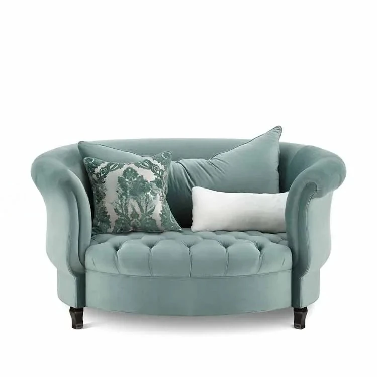 Rundbogen-Einzelsofa, europäischer einfacher moderner Hochzeitsstudio-Wohnzimmer-Freizeitstuhl