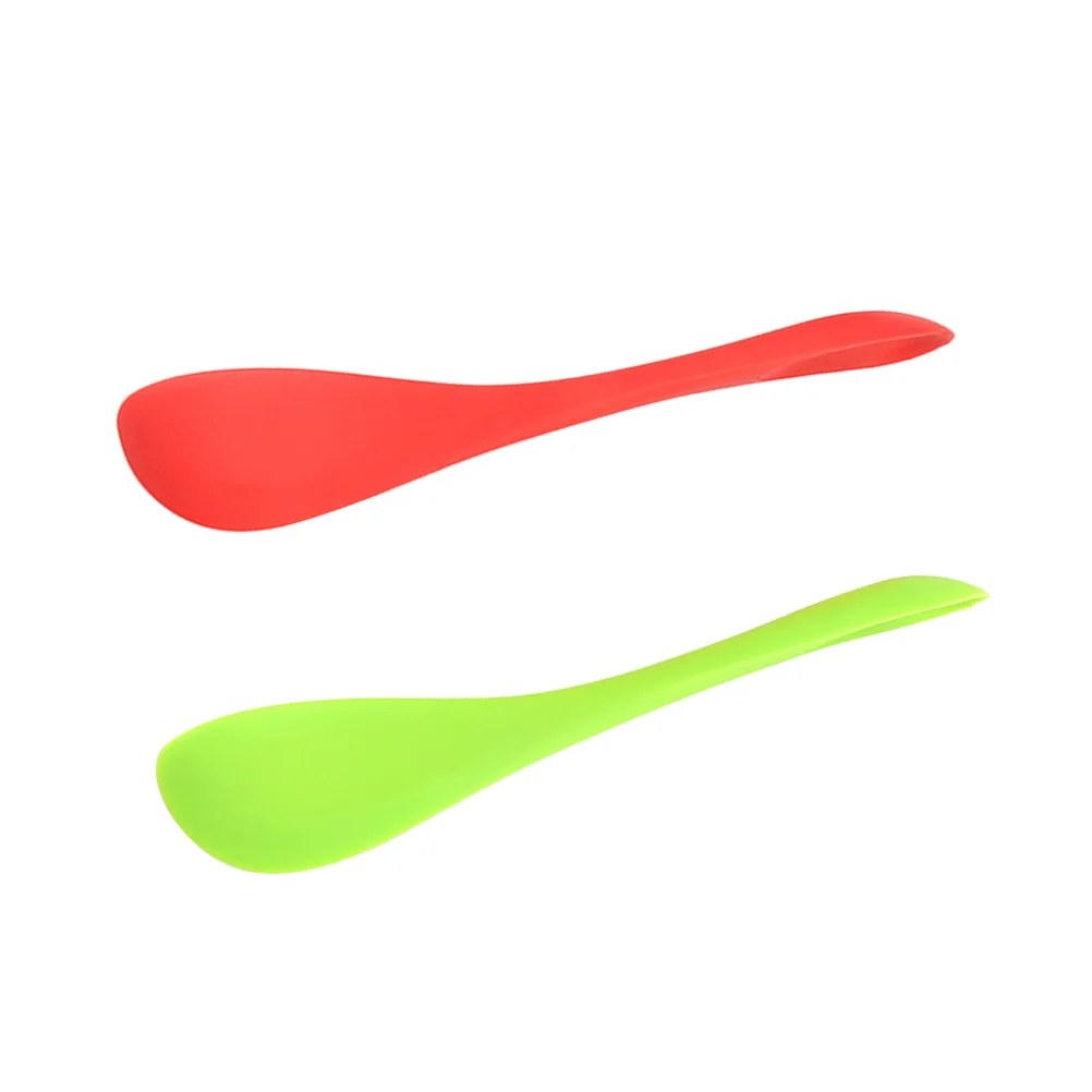 

2 Pcs Heat Resistant Flexible Spatula Silicone Baking Tools Double Head Multifunction