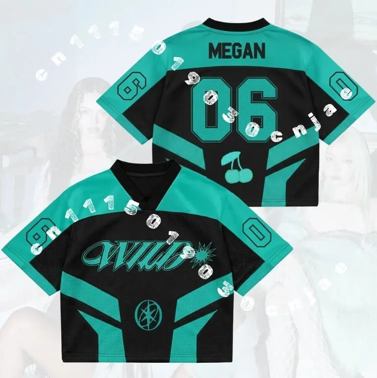 Kpop KATSEYE EYEKONS 06 Crop Mesh Sport Jersey Quick Dry Top Family Matching Parent Child Kpop Tour Fans Outfit Family Kids Tees