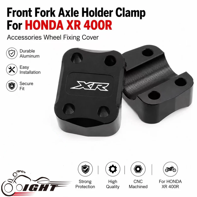 Front Fork Axle Holder Clamp For HONDA XR 400R 650L XR400R XR650L Motorcycle Accessories Wheel Fixing Cover XR400 XR650