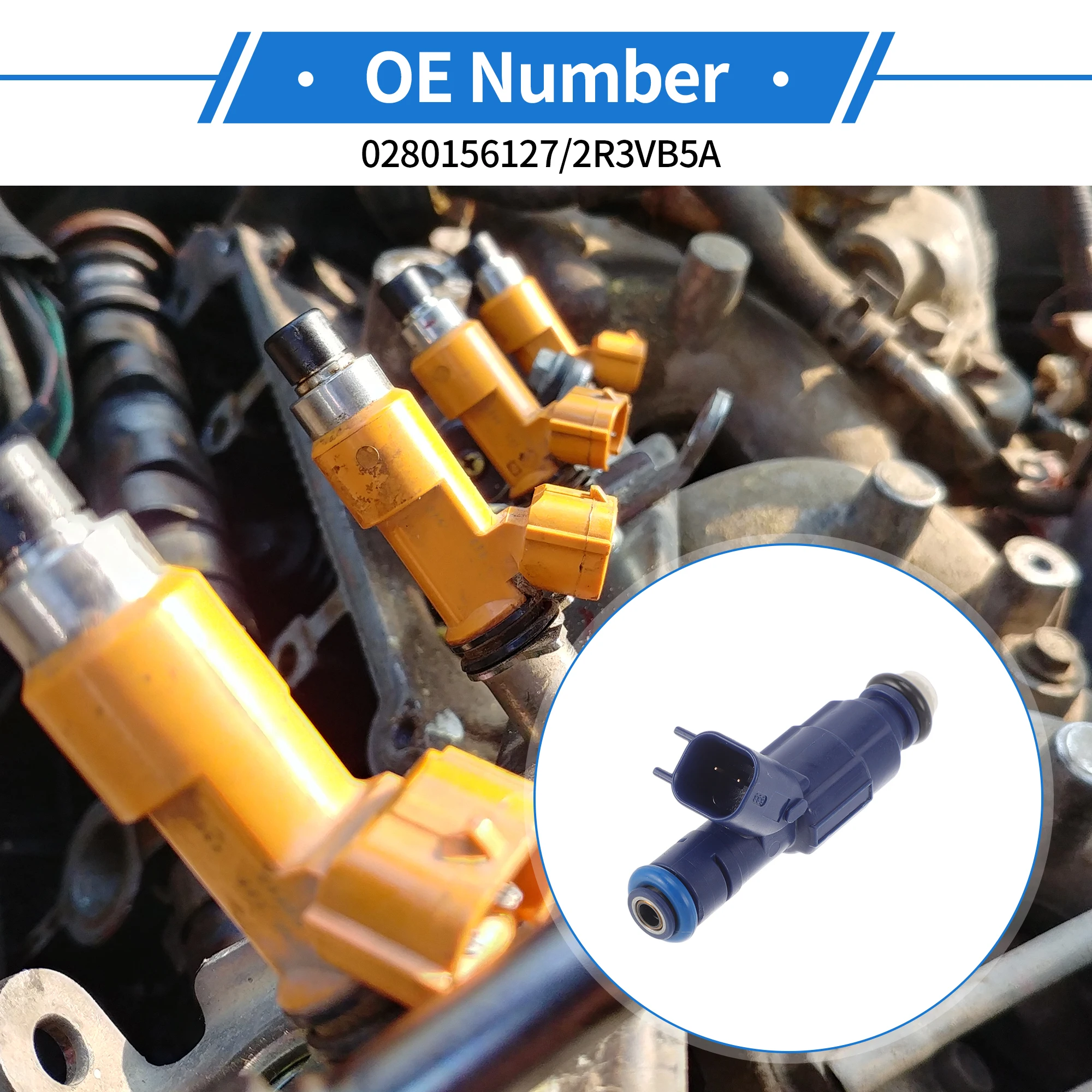 

UXCELL 1 шт. No 0280156127/2R3VB5A Топливная форсунка для Ford для Mustang 1996-2010 гг.