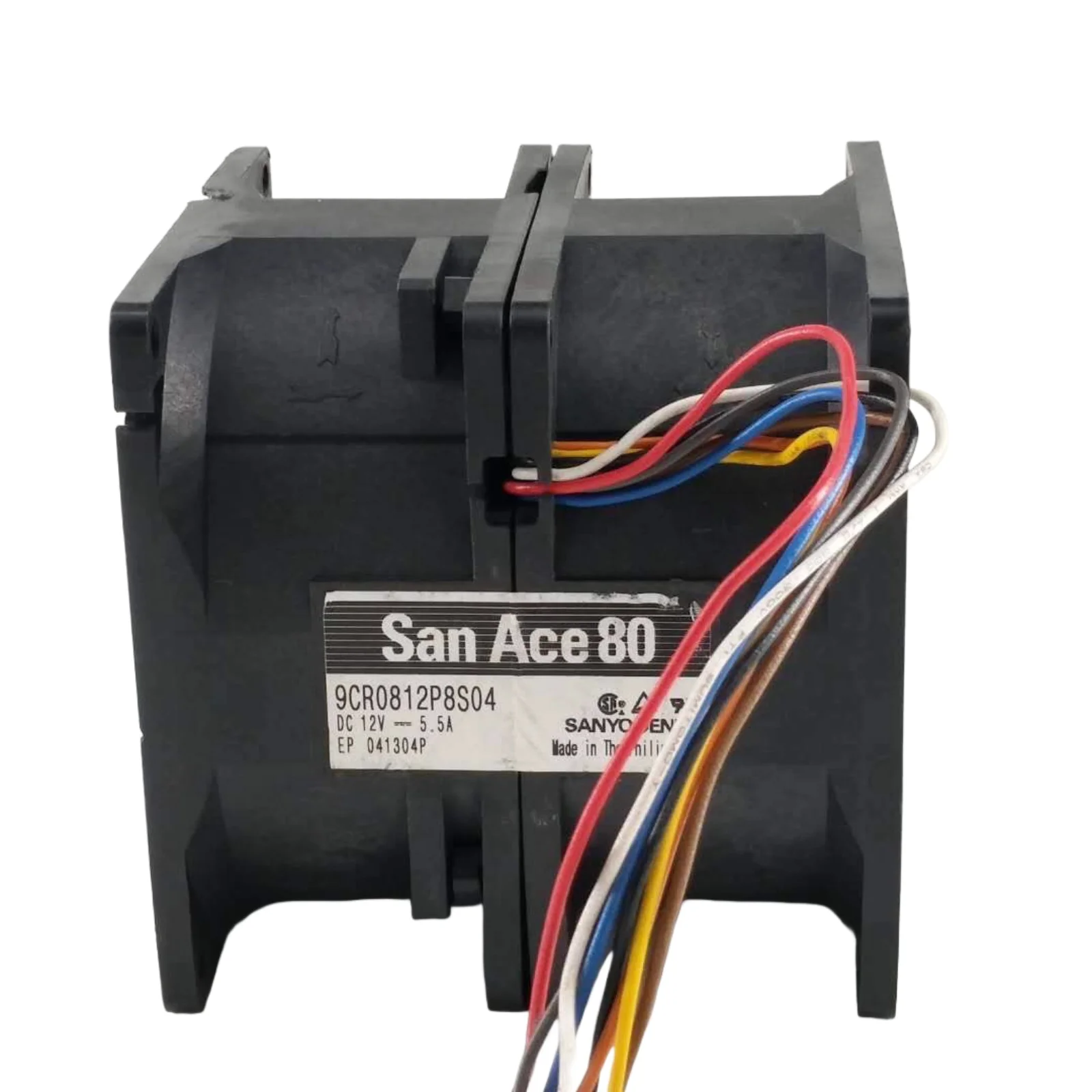 

For Sanyo 9CR0812P8S04 80x80x80mm DC 12V 5.5A 14000RPM 165CFM Dual Motor Industrial Server Cooling Fan