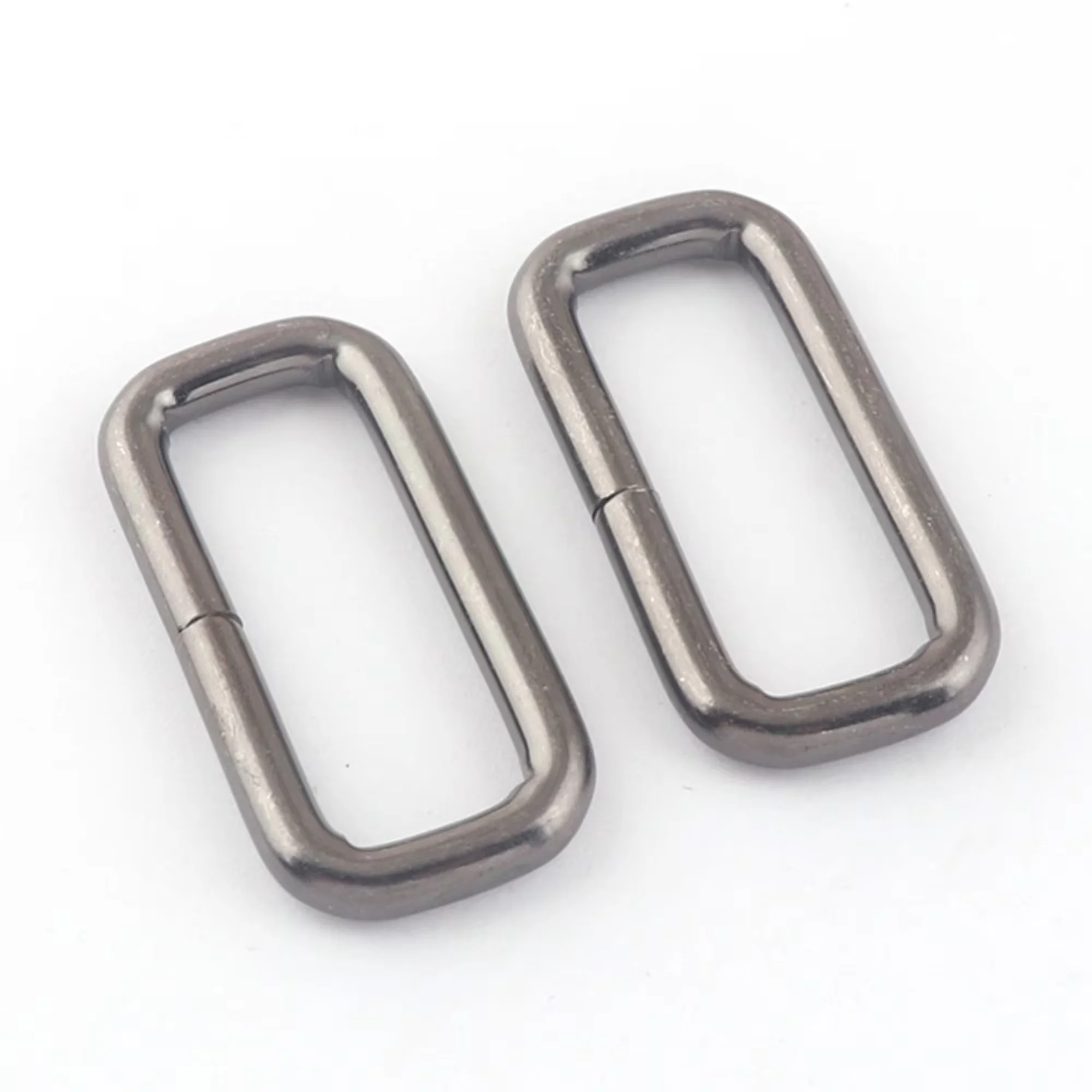 Oval Jump Rings 1.5''(39mm), Gunmetal Round Metal O Rings for Purse Bag Handbag Handle Accessory-6pcs/lot