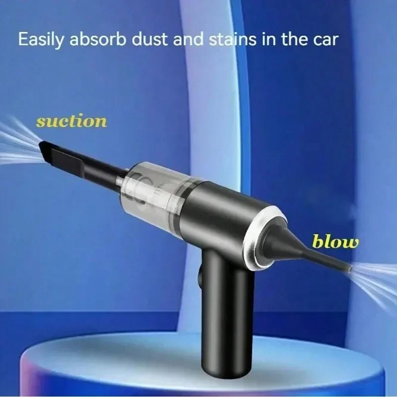 

Combination Vacuum Cleaner USB Charging Car Household Vacuum Cleaner Small Car with Fully Automatic High Power Powerful Cleaning