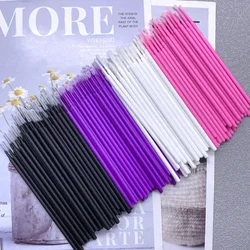 100/500pcs Eyelash Cleaning Brush Lash Extension Micro Cotton Swab Individual Eyelashes Microbrush Beauty Makeup Clean Remover