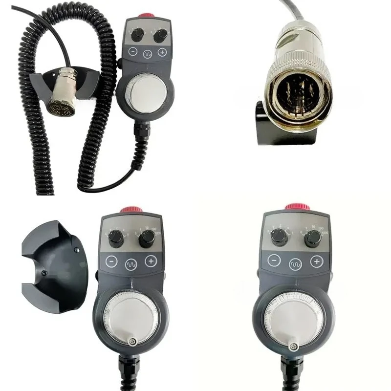 Universal CNC MPG Pendant Handwheel Manual Pulse Generator Emergency Stop for Router