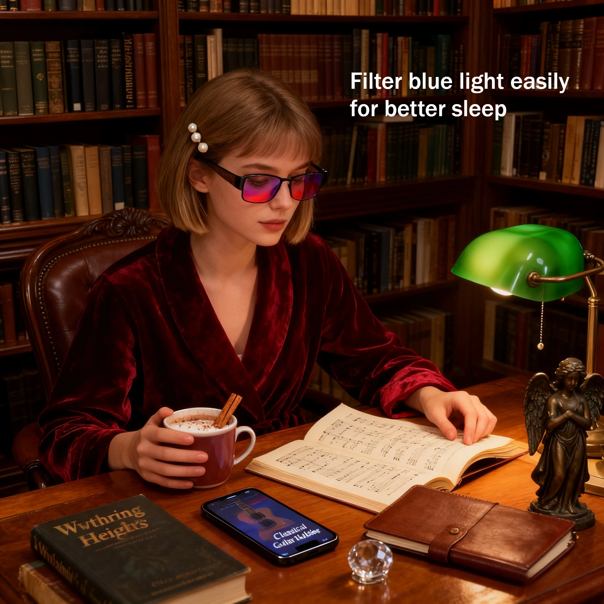 

SHINU анти-синие и зеленые светло-красные линзы для лучшего сна, улучшения бессонницы, оранжевые линзы, устраняют напряжение глаз, компьютерные очки