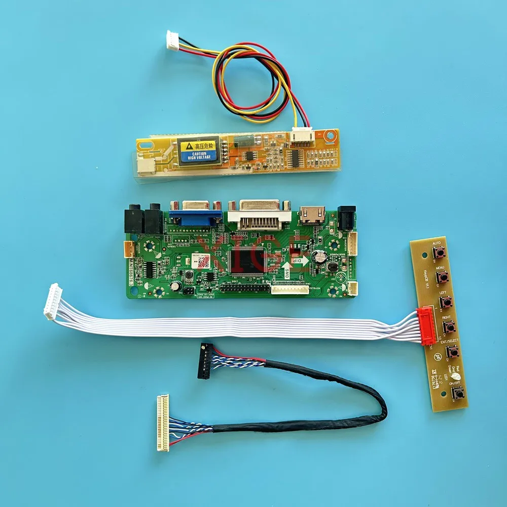 

Для LTN156AT01-A01 B156XW01 V0 MNT68676 плата контроллера драйвера 30Pin LVDS 1CCFL HDMI-совместимый 1366*768 матричный комплект VGA DVI DIY
