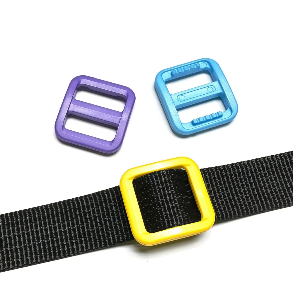 12–100 Stück/Packung, 5/8 Zoll, bunte Triglides-Einstellschnalle für Hundehalsband, Geschirr, Rucksackgurt, Gurtband, 15 mm – Detail 3
