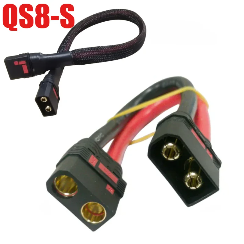 Anti-sparking QS8-S Plug Electric Vehicle/model Aircraft Extension Cable Power Connector QS8 Male/Female High-power Battery Line