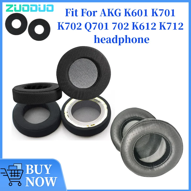 

ZUODUO Replacement Ear pads for AKG K601 K701 K702 Q701 702 K612 K712 Headphones Memory Foam Cushions Earpads Leather Earmuff