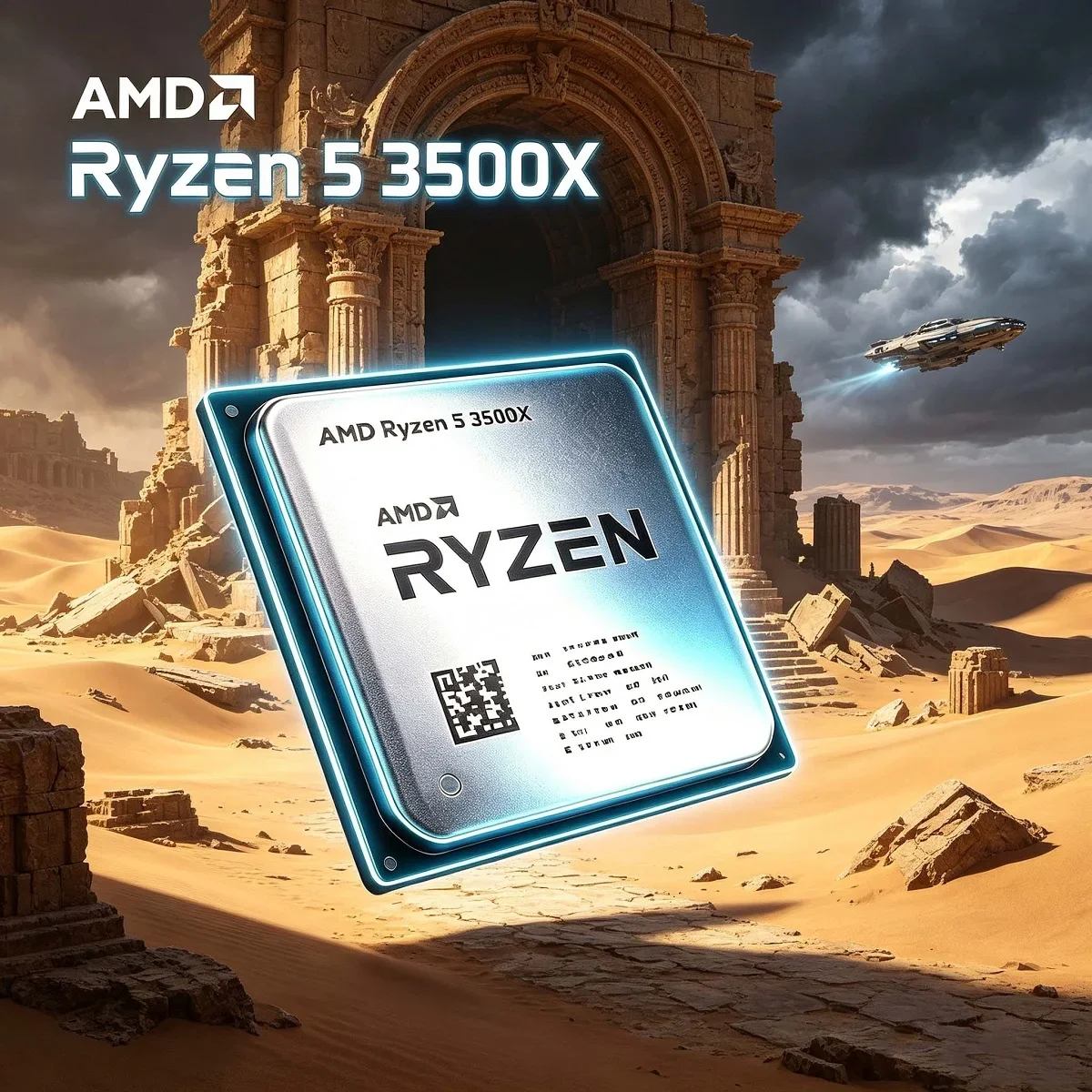 AMD Ryzen 5 3500X R5 3500X Desktop Gaming Processor CPU AM4 DDR4 Socket 6-Core 6-Thread 3.6GHz 4.1GHz 65W TDP