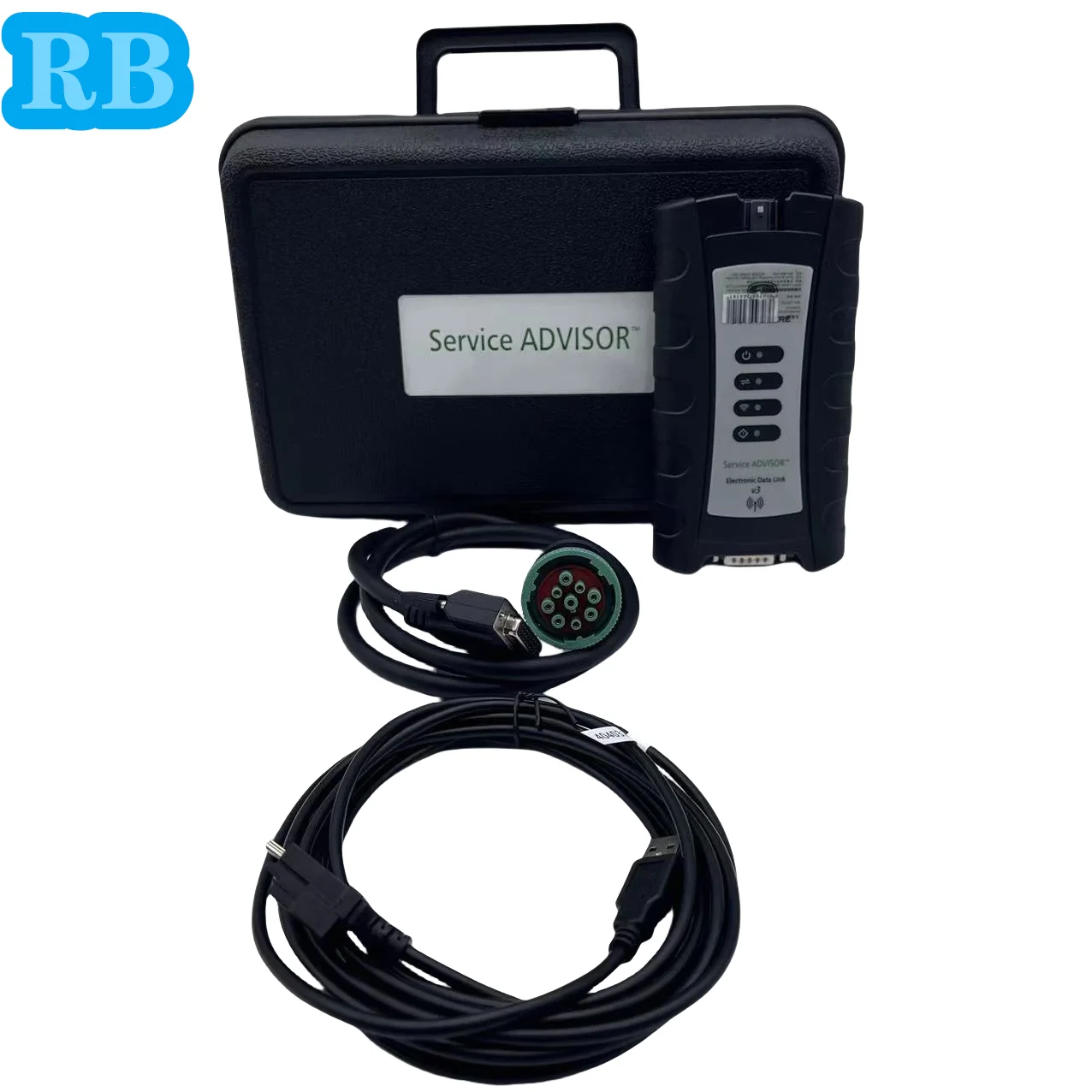 for EDL V3 Agricultural Tractor Heavy Vehicle Diagnostic Kit Tool JD Service Electronic Data Link For JohnDeer with Cf19laptop