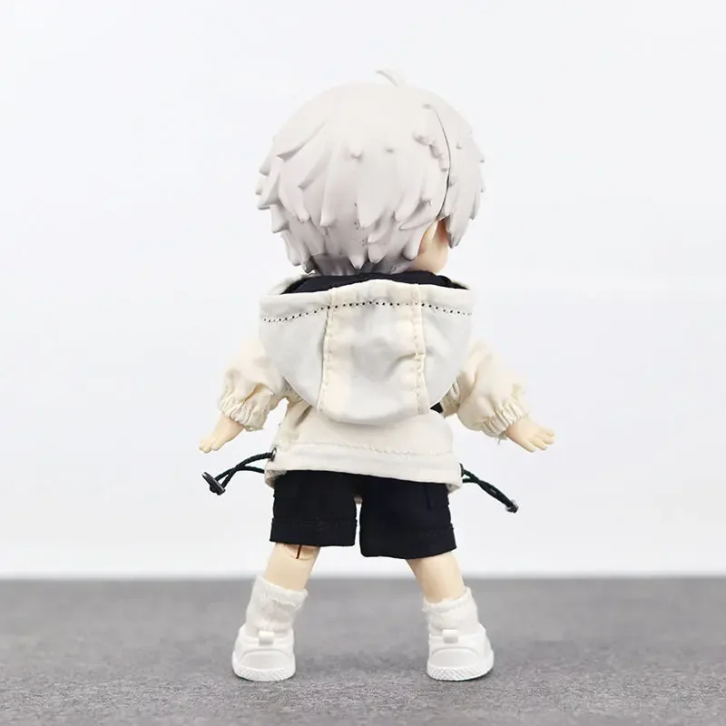 ตุ๊กตาขยับแขนขาได้เคลื่อนย้ายได้ตุ๊กตาตุ๊กตา Ob11 nagi Seishiro BJD ที่ล็อคสีน้ำเงินตุ๊กตาพลาสติกพีวีซีรูปปั้นรูปปั้นทั้งชุดของขวัญของสะสม