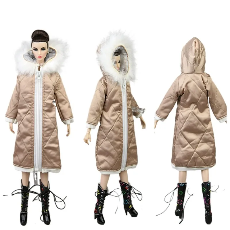 

LX296 красивое пальто с имитацией меха, одежда, подарки для ваших кукол 1/6 babi xiany fr fr2 mizi Mengfan