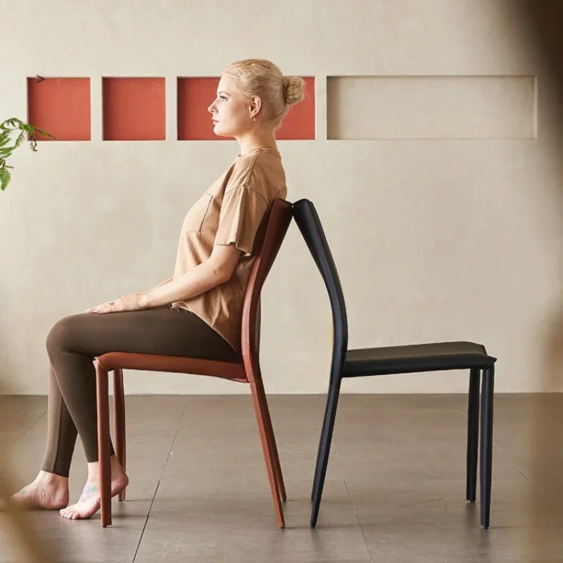 Modern Dining Chairs Room Chair Sets Cafe Living Furniture Children's Table Home Relaxing Nordic Minimalist Wooden Kitchen