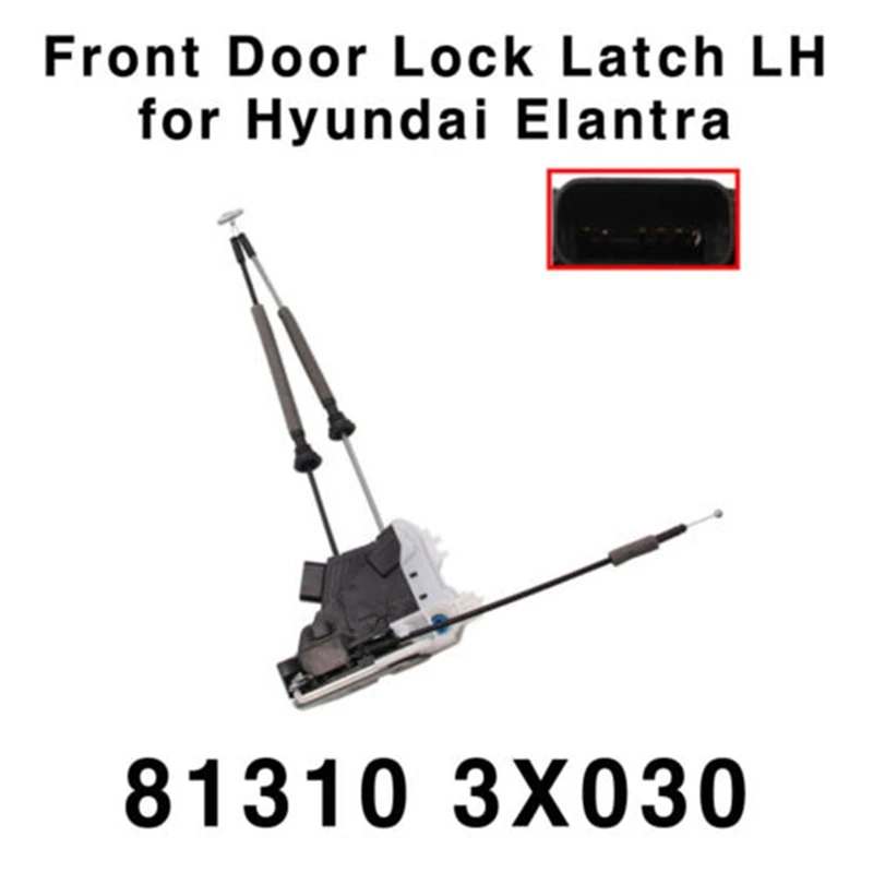 Front Door Lock Actuator Left Side For Hyundai Elantra Sedan 2011-2016 81310-3X030