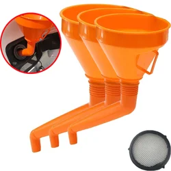 Refueling Funnel with Filter High Quality Motorcycle Gasoline Engine Refuel Funnels Car Repair Filling Tool 130/145/160mm