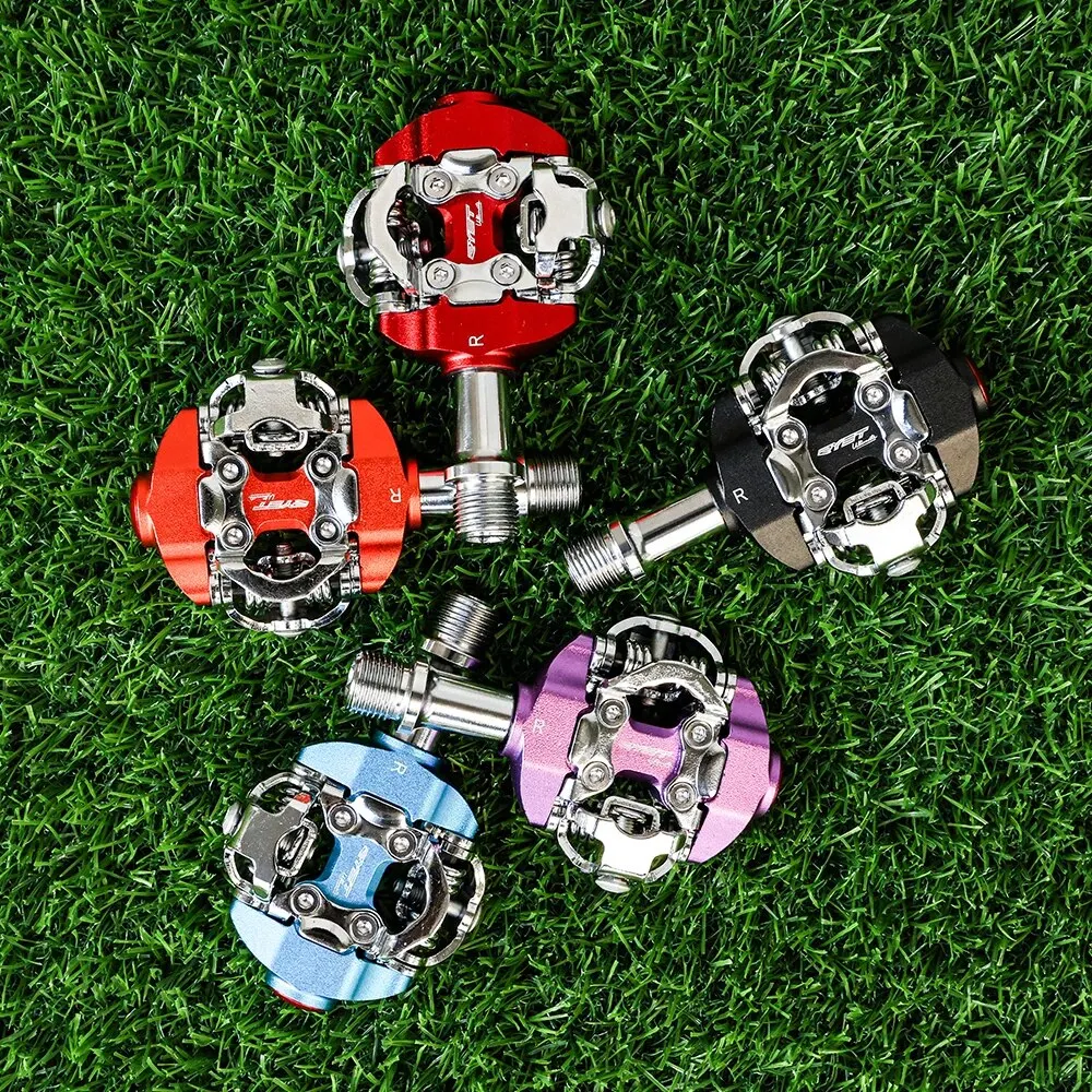 

Педали для велосипеда RYET MTB SPD, педали для горного велосипеда без зажимов, подножка для горного велосипеда с двойной платформой, MTB, педаль без зажимов, детали велосипеда